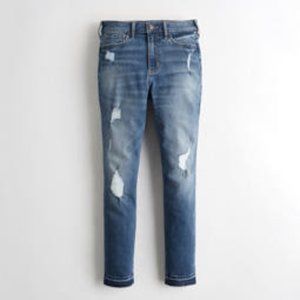 Hollister High-Rise Crop Super Skinny Jeans | Size 1